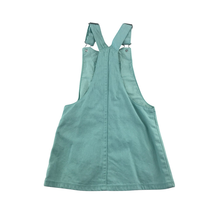 F&F 5-6 years blue denim dungaree shorts