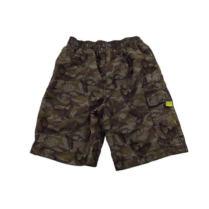 F&F 5-6 years green camouflague swim trunks