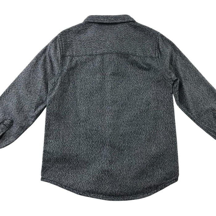 F&F 5-6 years grey plain buttoned cotton shirt