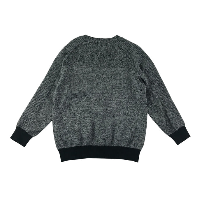 F&F 6-7 years grey and black pocket cotton jumper