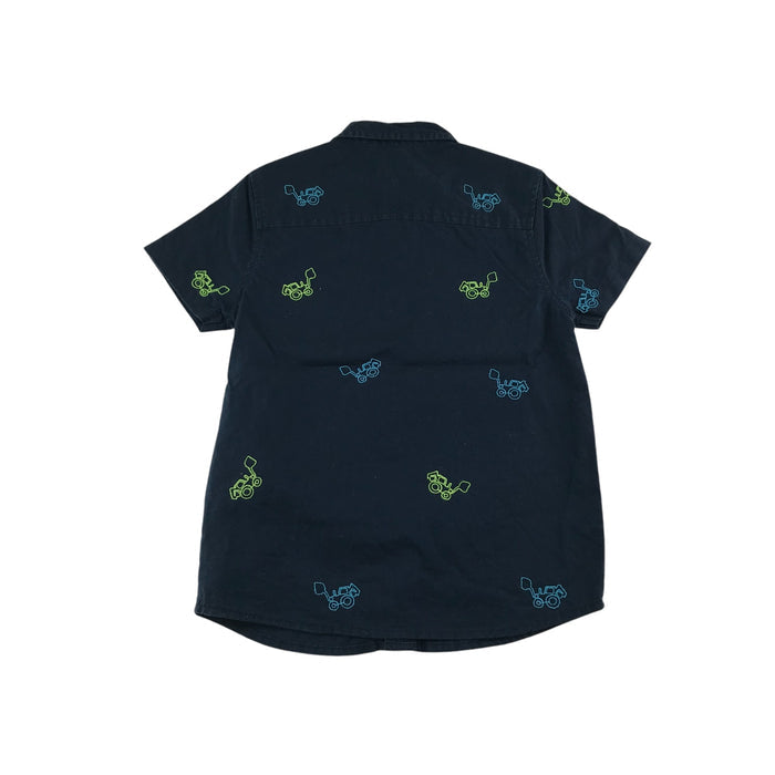F&F 6-7 years navy with embroidered digger cotton shirt