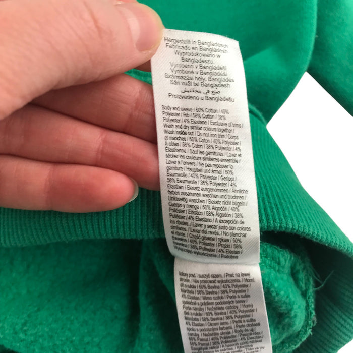 F&F 8-9 years green striped sweater