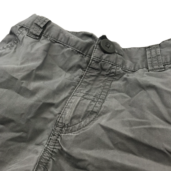 F&F 8 years grey plain cargo shorts