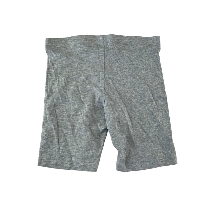 F&F leggings 9-10 years grey plain with love heart detail cropped