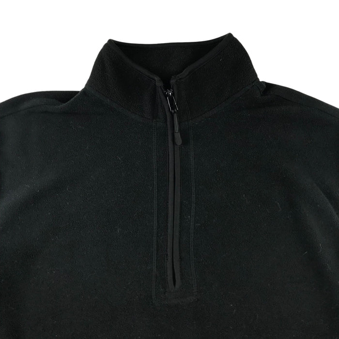 F&F men's size L black quarter zip fleece