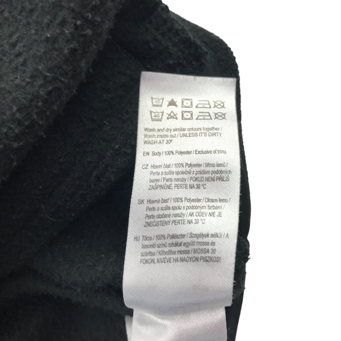 F&F men's size L black quarter zip fleece