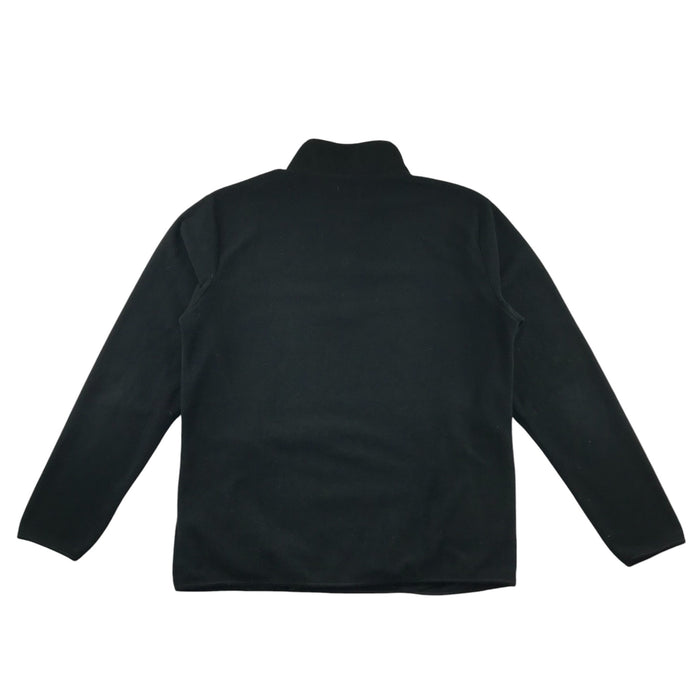 F&F men's size L black quarter zip fleece