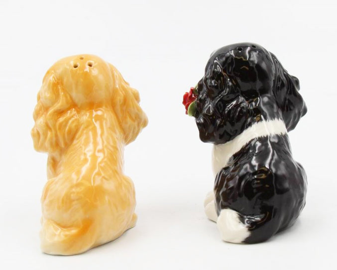 Fine Porcelain Tableware - Cocker Spaniel Salt & Pepper Shakers 20761