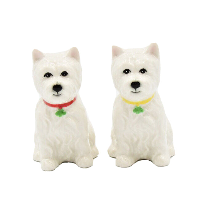 Fine Porcelain Tableware - Westie Salt & Pepper Shakers 20885
