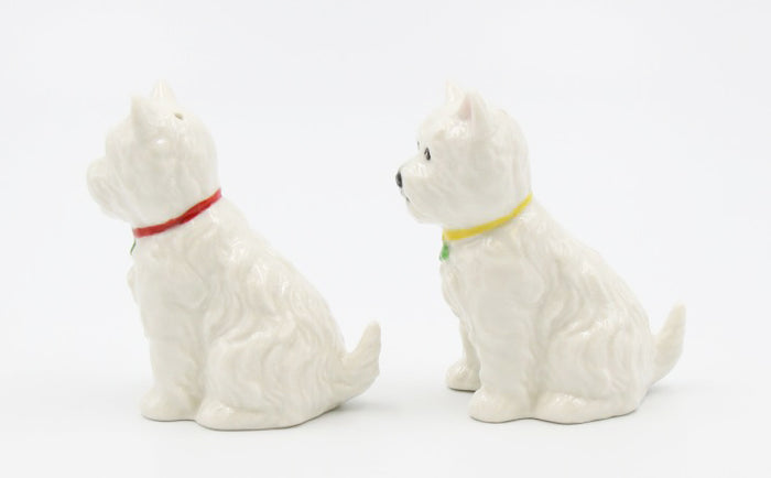Fine Porcelain Tableware - Westie Salt & Pepper Shakers 20885