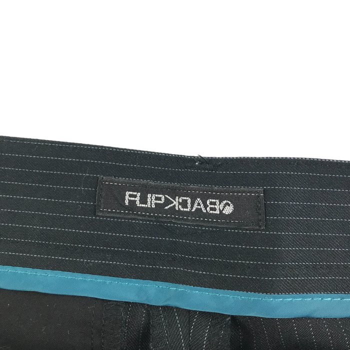 Flip Back 11-12 years black white stripes suit trousers