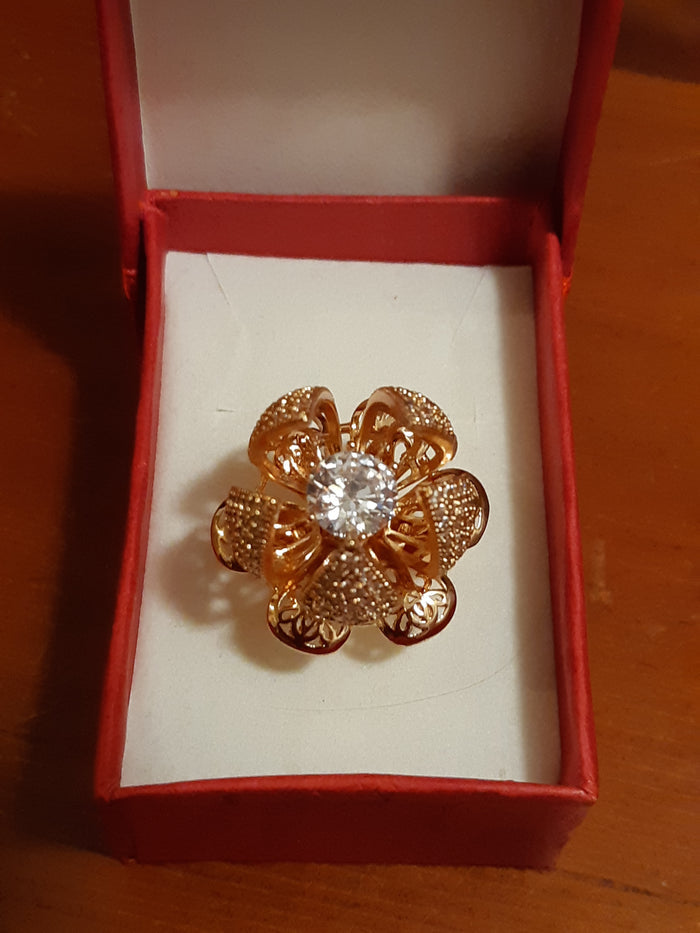Flower Bloom Ring- A symbol of timeless commitment love & affection - NATASHAHS