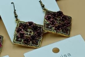 flower bouqet earrings - NATASHAHS