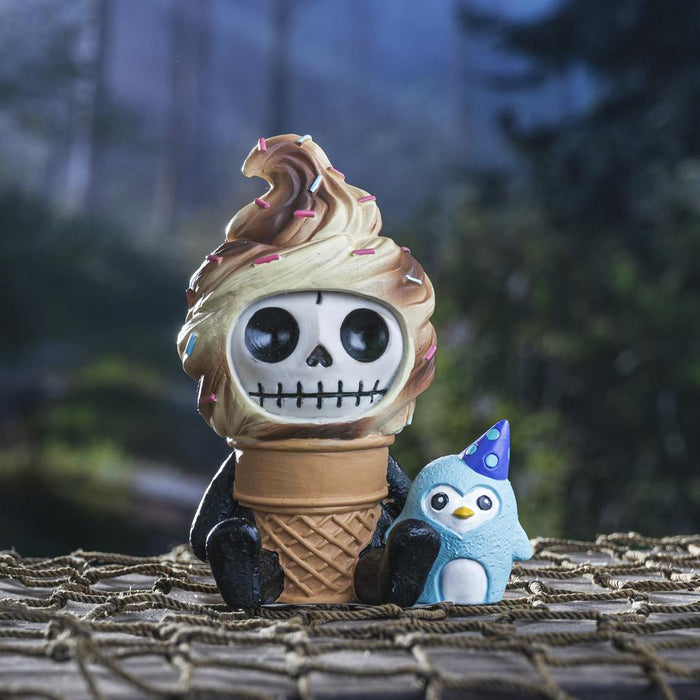 Furrybones - Softo Ice Cream Cone & Penguin Figurine 13870