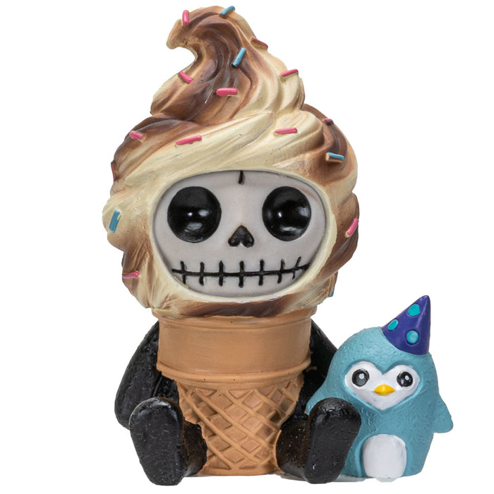 Furrybones - Softo Ice Cream Cone & Penguin Figurine 13870