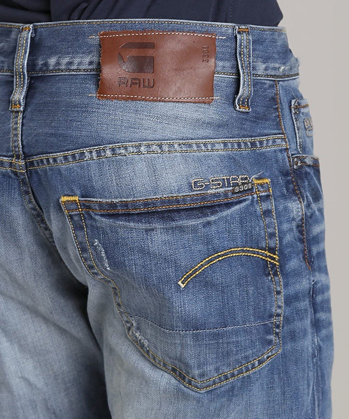 G-Star 3301 Straight Memphis Denim Light Aged Jeans
