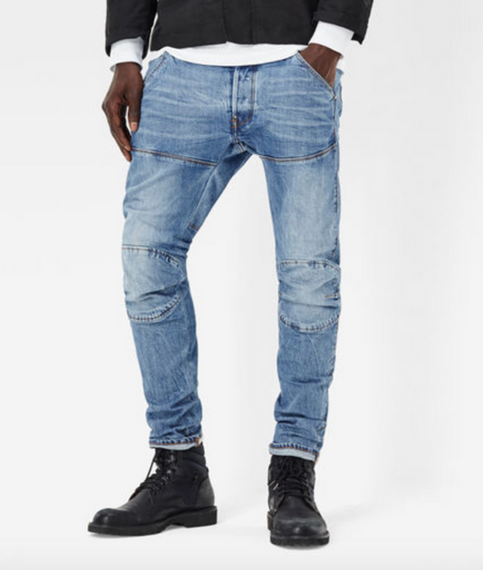 G-STAR 5620 3D Hadron Stretch Denim Medium Aged Jeans