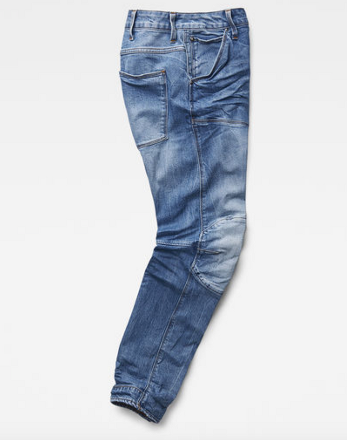 G-STAR 5620 3D Hadron Stretch Denim Medium Aged Jeans