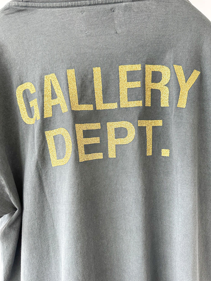 Gallery Dept House Of Horrors Faded Tee in Grey