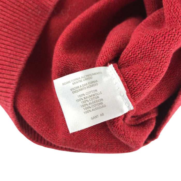 Gant 5-6 years red knitted cotton vest jumper