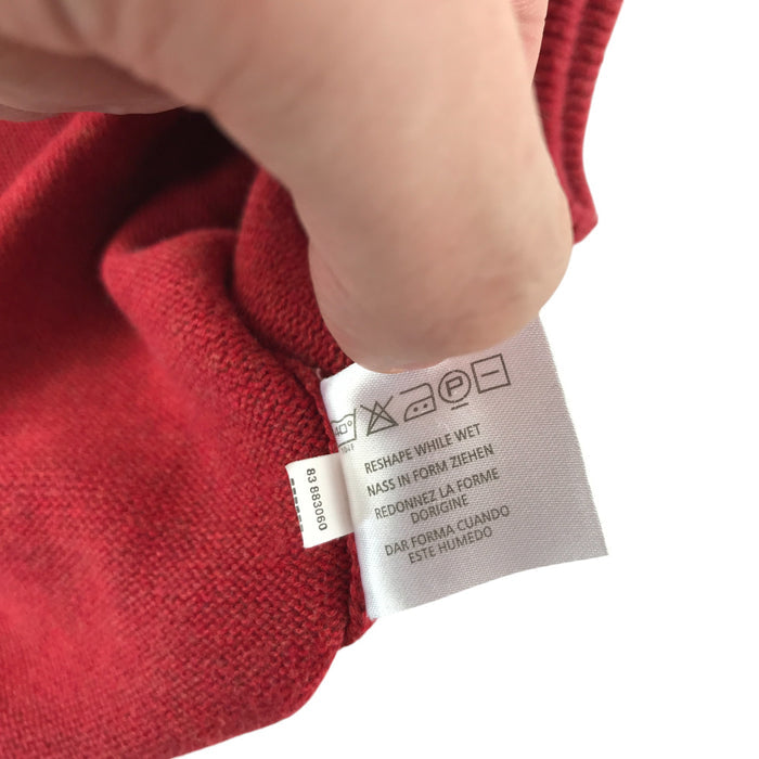 Gant 5-6 years red knitted cotton vest jumper
