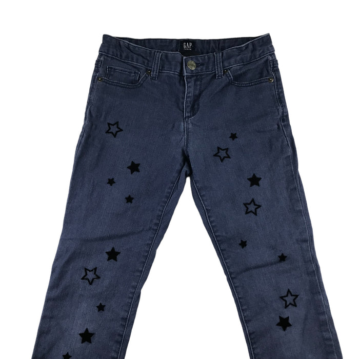 GAP 10-11 years blue stretchy stars jeans
