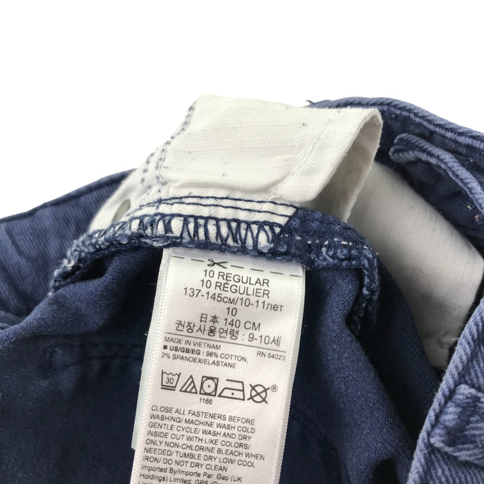 GAP 10-11 years blue stretchy stars jeans