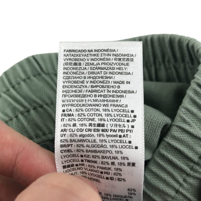 Gap 6-7 years khaki green cotton blend shorts