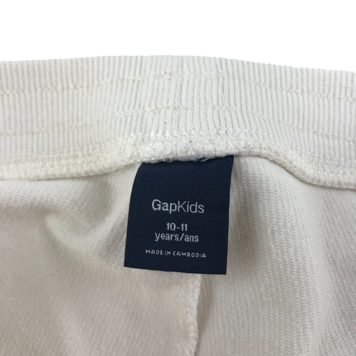 GAP 9-10 years white joggers