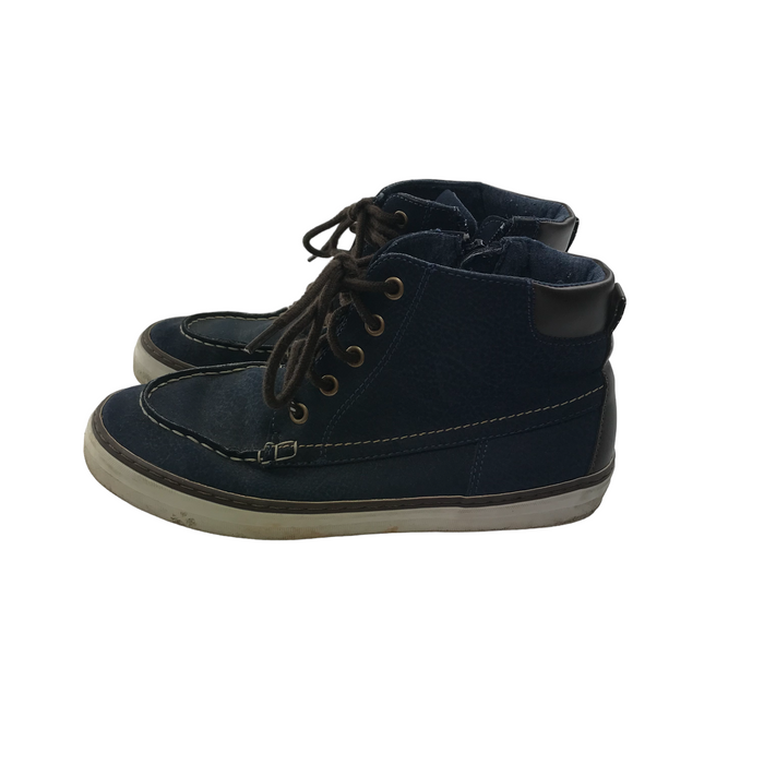 GAP Navy Blue High Tops Canvas Shoes Shoe Size 2