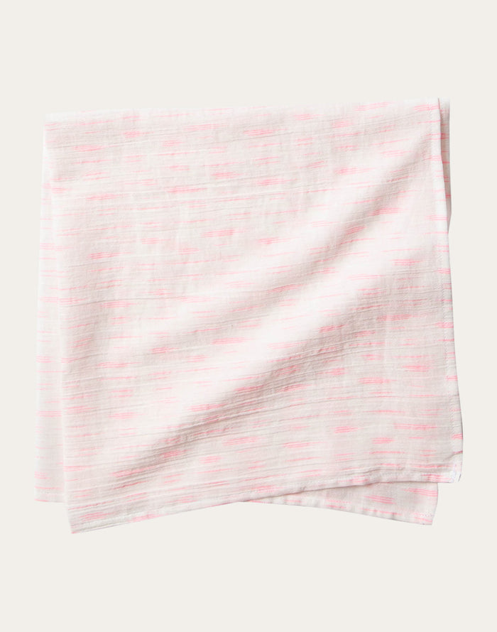 Gauze Bandana: Electric Coral Ikat - FINAL SALE
