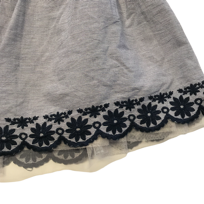 George 10-11 years blue floral skirt