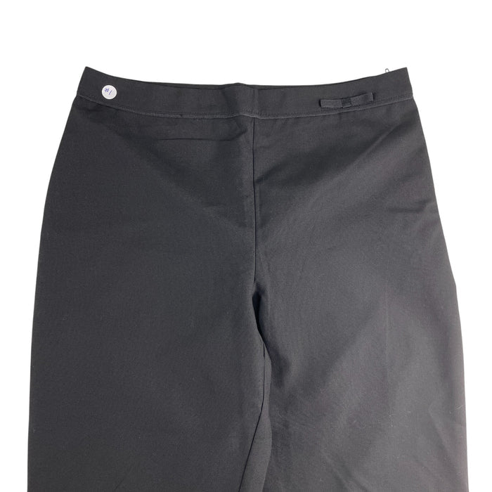 George 12-13 years black straight leg bowtie girls school trousers