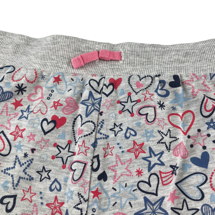 George 12-13 years grey love heart print jersey shorts