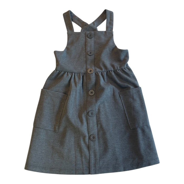 George 3-4 years girls grey jersey school pinafore bundle