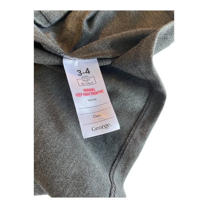 George 3-4 years girls grey jersey school pinafore bundle
