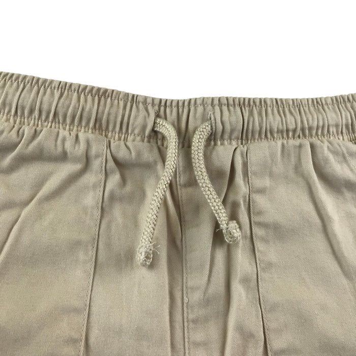 George 4-5 years beige plain elasticated waist cotton shorts