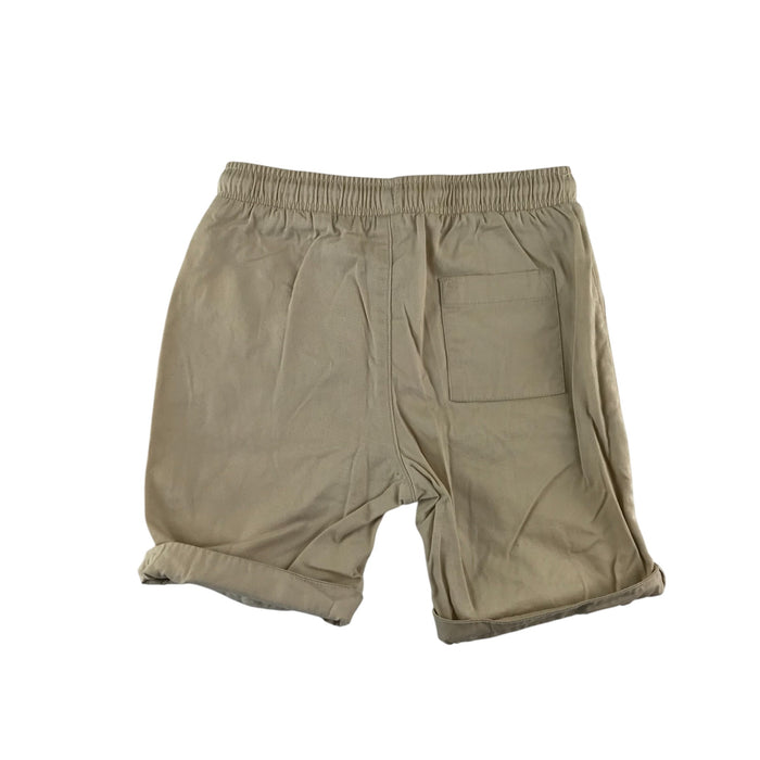 George 4-5 years beige plain elasticated waist cotton shorts