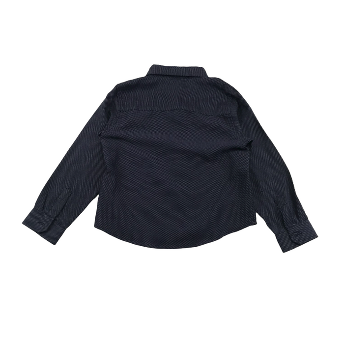 George 4 years navy blue white dots and diamond shape pattern shirt