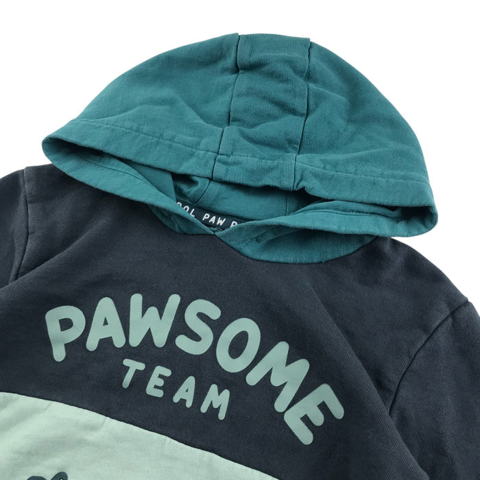 George 5-6 years blue paw patrol print cotton hoodie