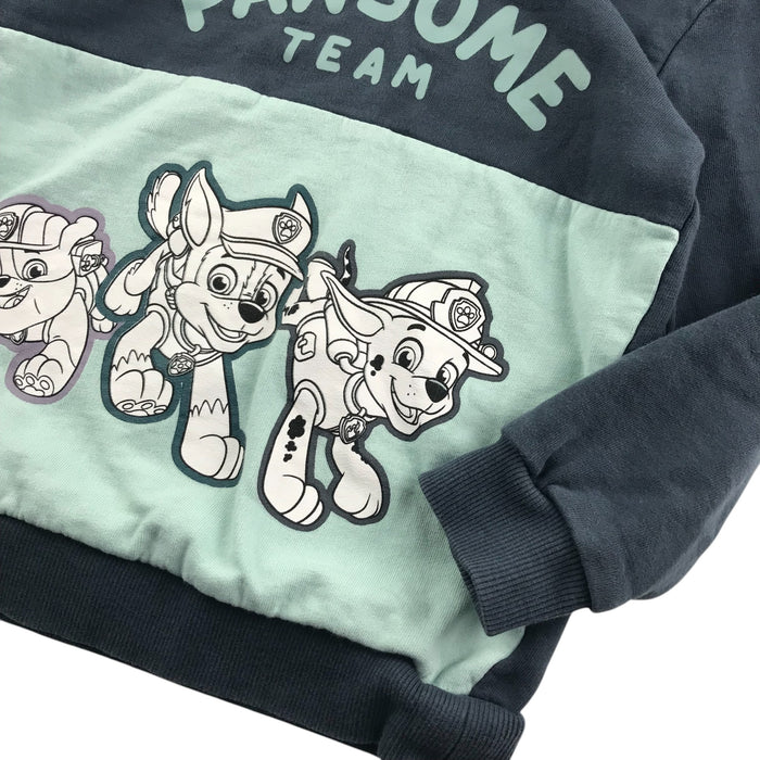George 5-6 years blue paw patrol print cotton hoodie