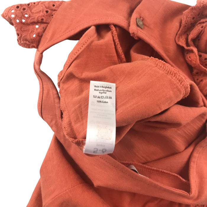 George 5-6 years orange lace jumpsuit