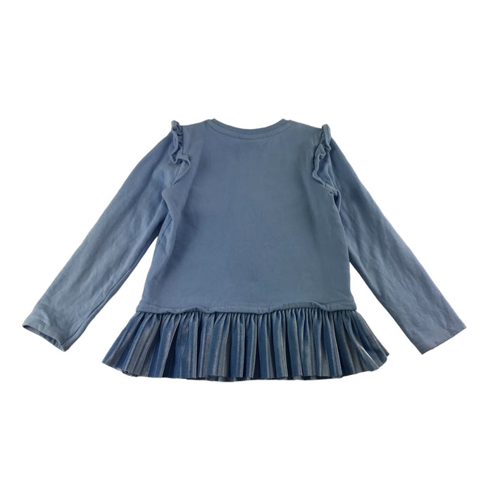 George 6 years blue disney frozen frilled sweater