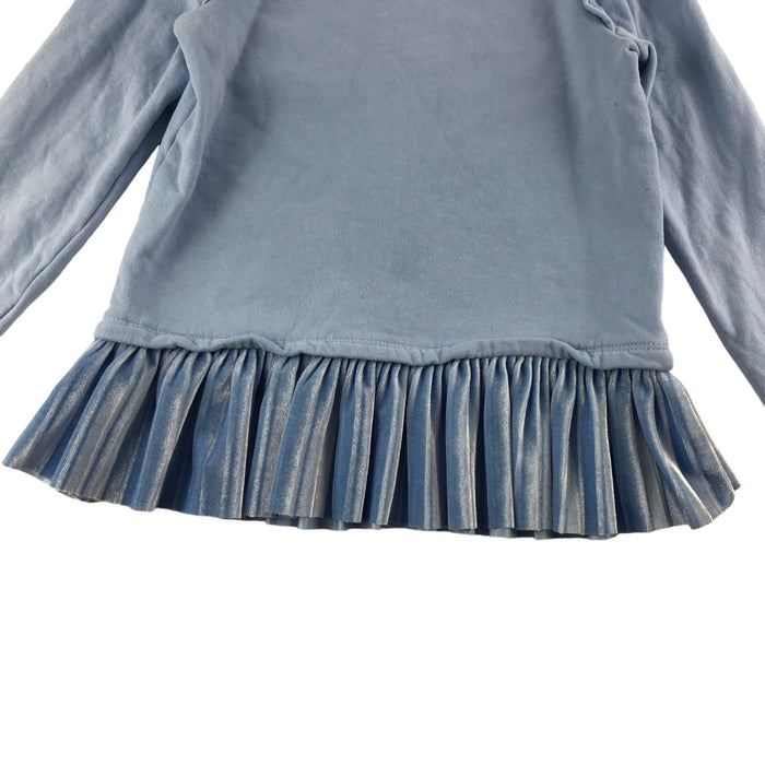 George 6 years blue disney frozen frilled sweater