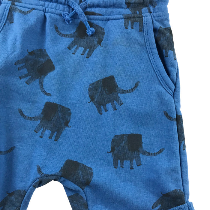 George 6 years blue relaxed fit jersey elephant print shorts