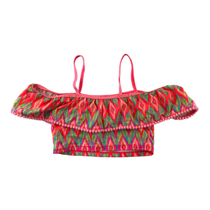 George 7-8 years orange multi-colour 2-piece swimsuit