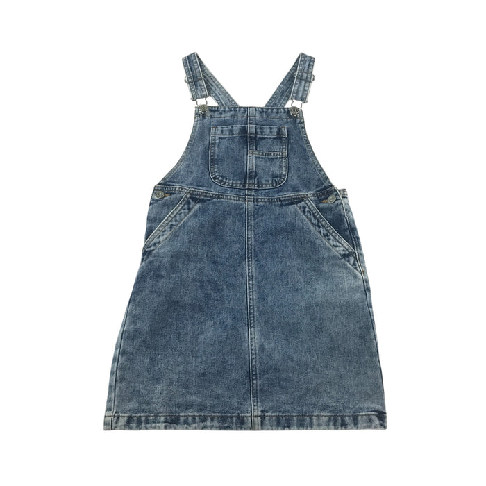 George 8-9 years blue denim dungaree dress