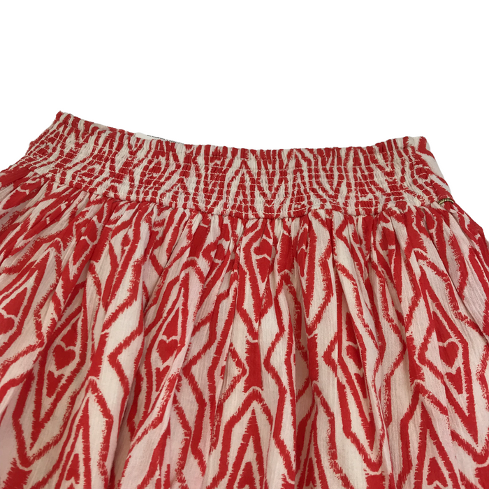 George 8-9 years red and white skirt