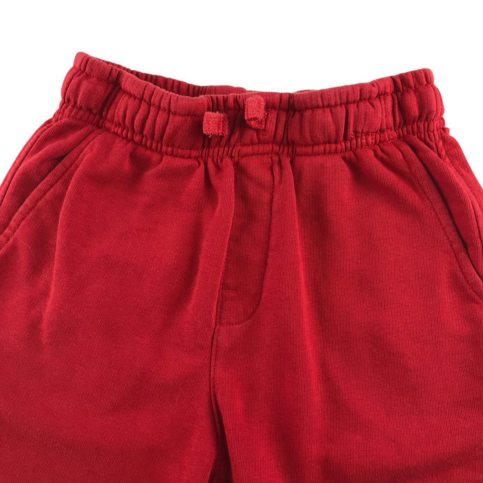 George 8-9 years red plain elasticated waist shorts