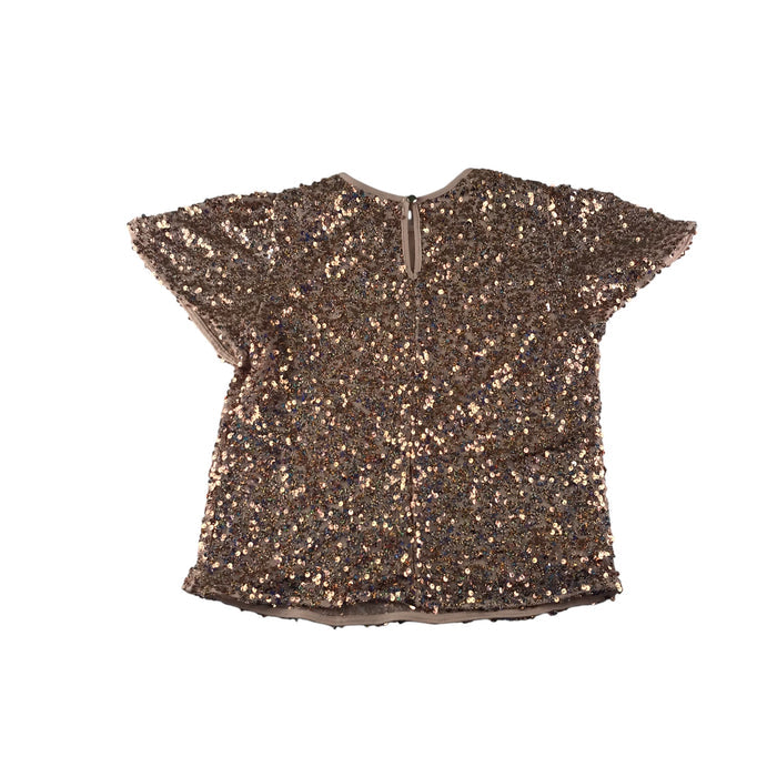 George 9-10 years golden sequin sparkly blouse